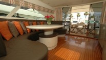 Motor yacht SWEET TITI -  Main salon looking aft